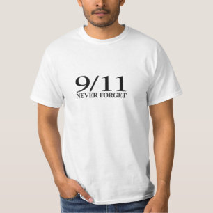 911 commemorative never forget T-Shirt
