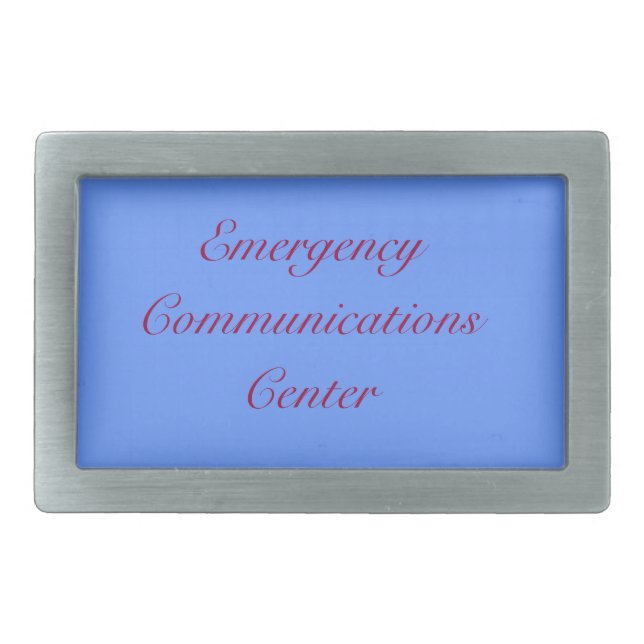 911 Dispatch Belt Buckle (Front)