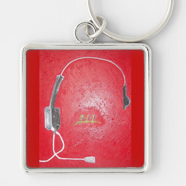 911 Dispatch Center Keychain (Front)