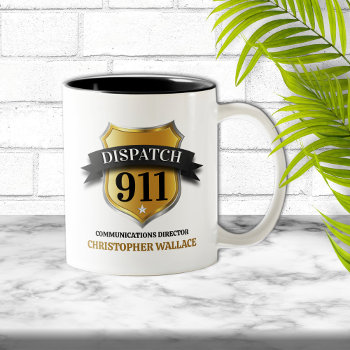 911 Dispatch Operator Personalized  Coffee Mug by reflections06 at Zazzle