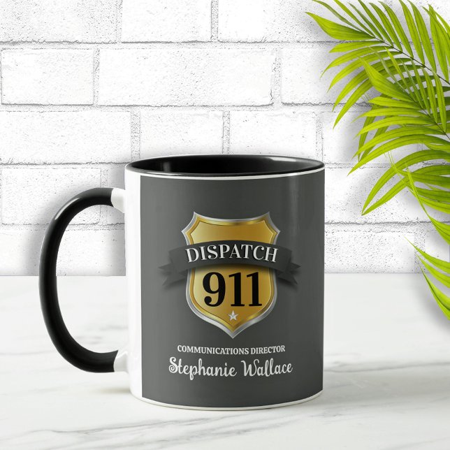 911 Dispatch Operator Personalized  Coffee Mug (Creator Uploaded)