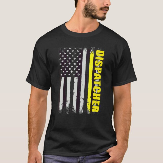 911 Dispatch Operators First Responder Dispatcher  T-Shirt (Front)