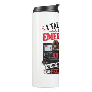 911 Dispatcher Cat Lover Tumbler