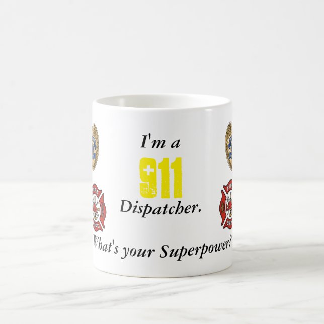 911 Dispatcher Coffee Mug (Center)