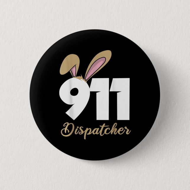 911 Dispatcher Easter Pullover Hoodie  Button (Front)