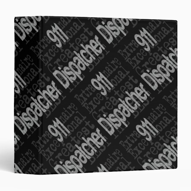 911 Dispatcher Extraordinaire Binder (Front/Spine)