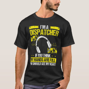 911 Dispatcher Fire and Police Dispatch Emergency T-Shirt