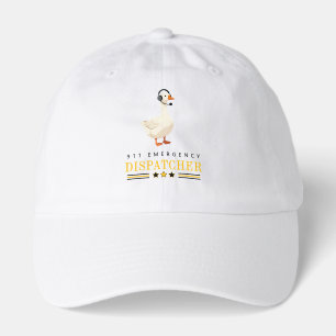 911 Dispatcher Goose With Headset Hat