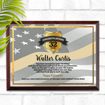 911 Dispatcher Personalized Retirement Award by reflections06 at Zazzle