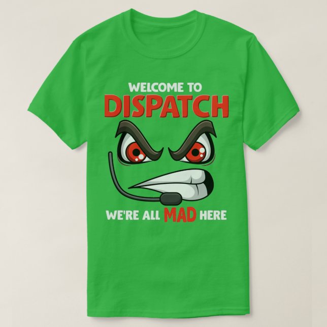 911 Dispatcher Rescue First Aid Gift T-Shirt (Design Front)