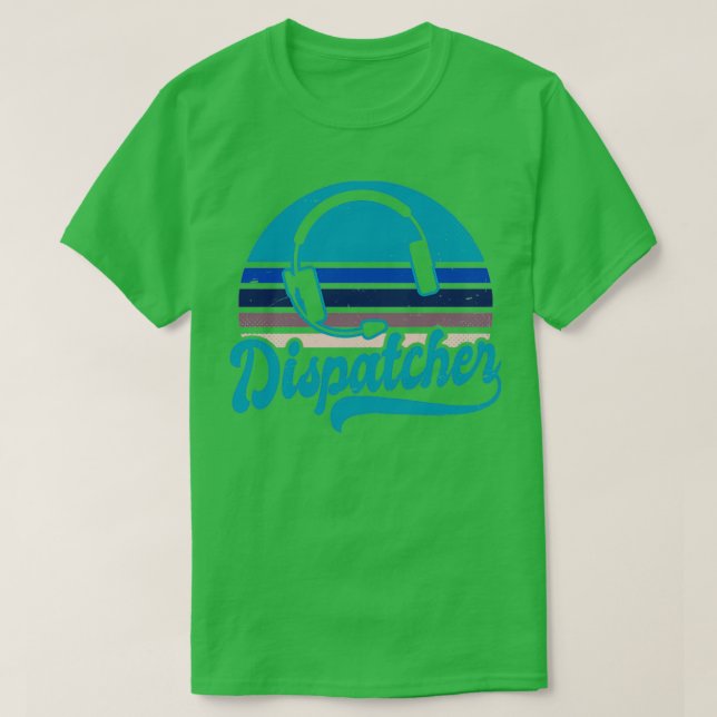 911 Dispatcher Shirt Vintage Retro Gift 1 (Design Front)