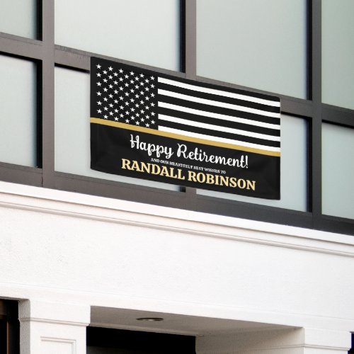 911 Dispatcher Thin Gold Line Happy Retirement