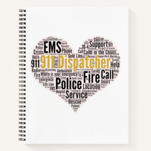 911 Dispatcher Word Cloud Coffee Mug Notebook