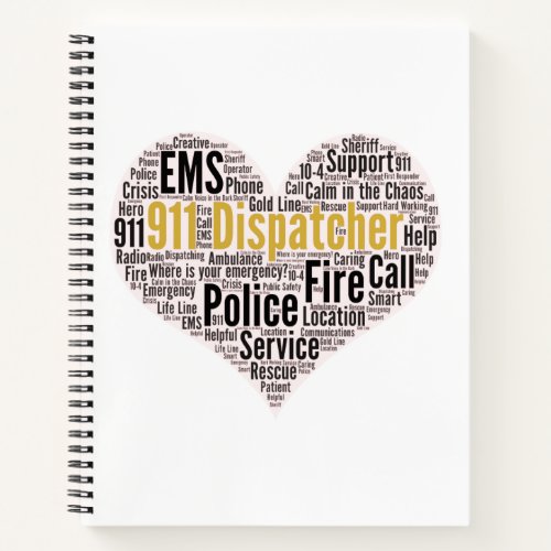 911 Dispatcher Word Cloud Coffee Mug Notebook
