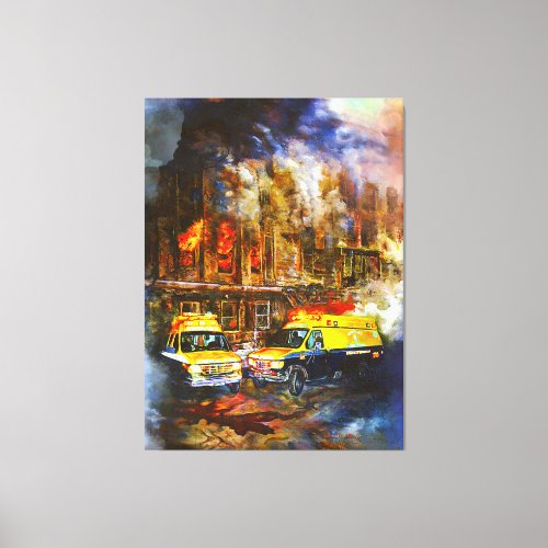 911 Emergency Canvas Print
