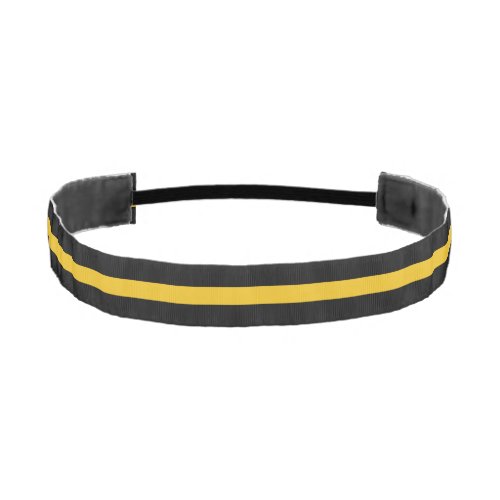 911 Emergency Dispatcher Thin Gold Line Athletic Headband