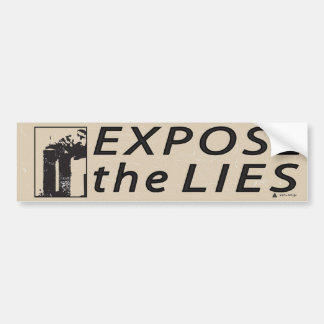 911 Expose the Lies Bumper Sticker