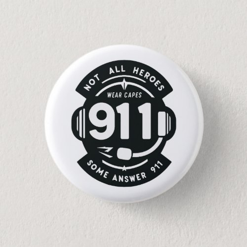 911 Heroes Button