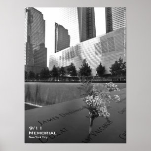 911 Memorial NYC Poster 18x24 BW5