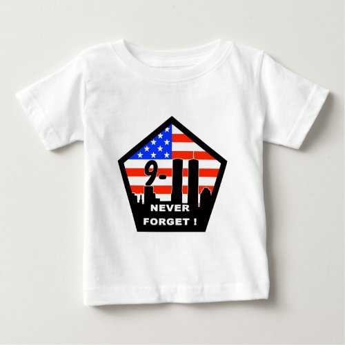 911 never forget baby T_Shirt