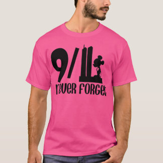 911 Never Forget Twin Towers Memorial T-Shirt
