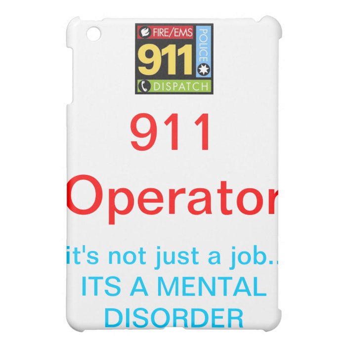 911 Operator iPad Mini Case