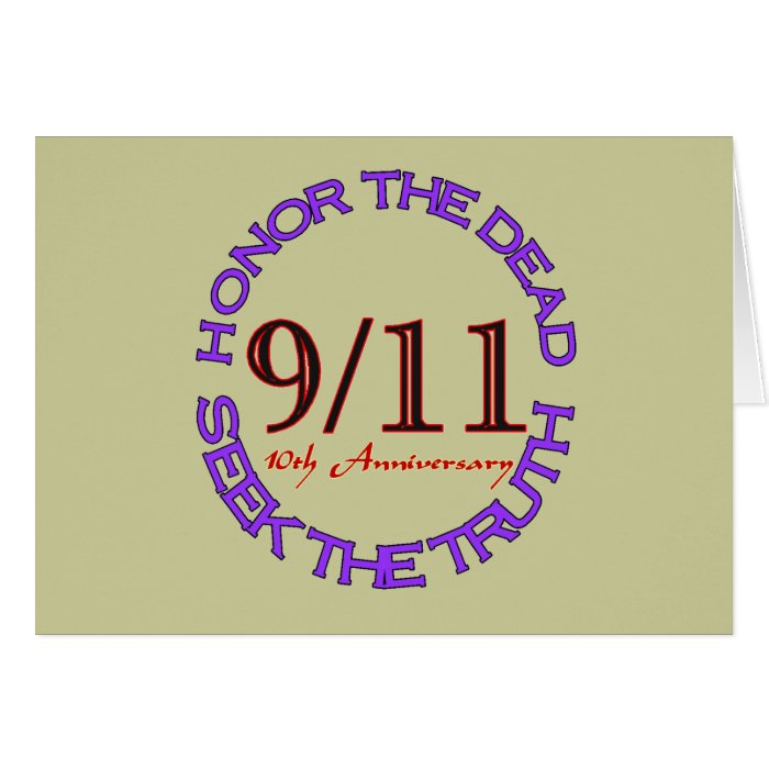 911 Tenth Anniversary Cards