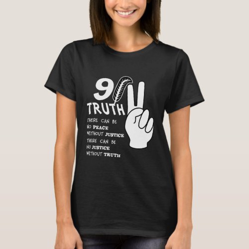 911 Truth No Peace without Justice T_Shirt