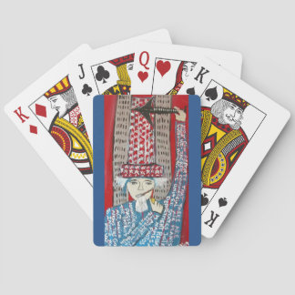 911 WAS FIXED RED POKER CARDS