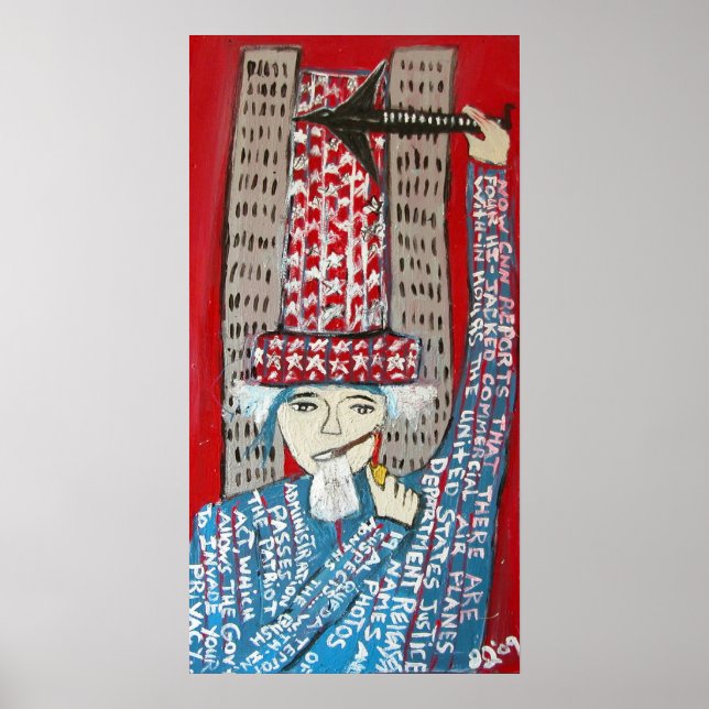 911 WAS FIXED RED POSTER (Front)