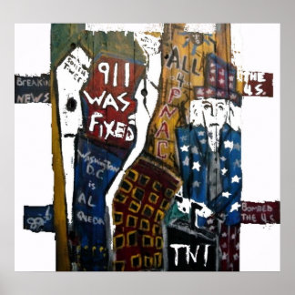 911 WAS FIXED WOOD SUPPORTS POSTER