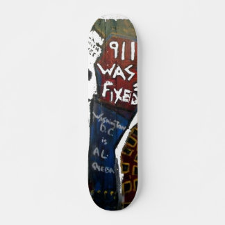 911 WAS FIXED WOOD SUPPORTS SKATEBOARD