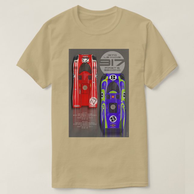 917 First and Second LM 1970  T-Shirt (Design Front)