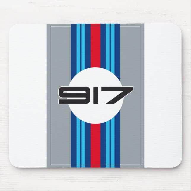 917 Martini Racing Design Mouse Pad (Front)
