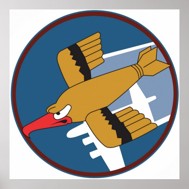91st Bombardment Group USAAF  Clean Style Poster (Front)