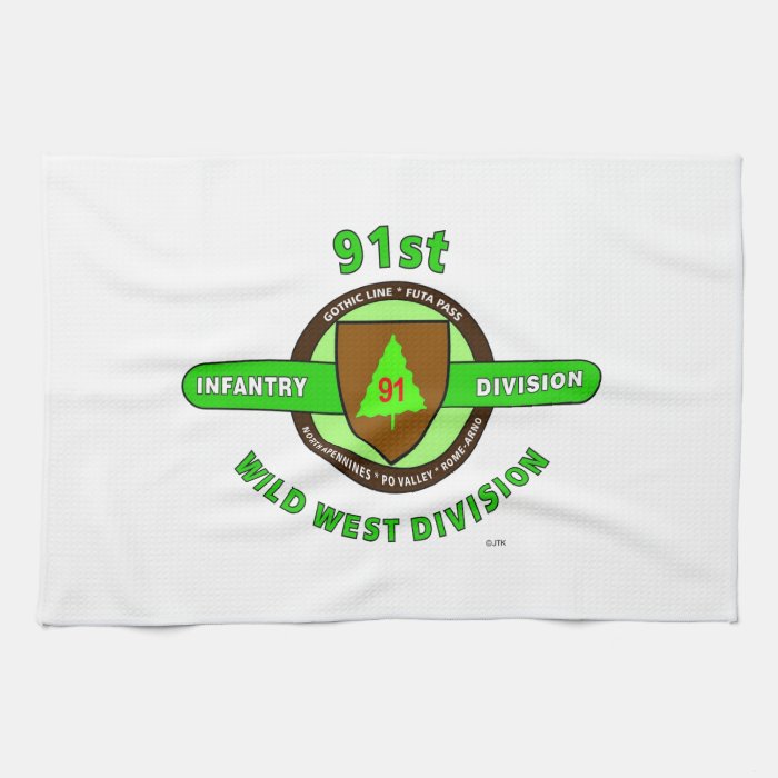 91ST INFANTRY DIVISION "THE WILD WEST"DIVISION TOWELS