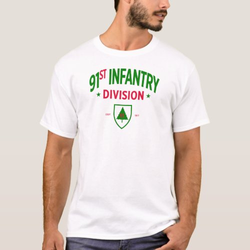 91st Infantry Division _ Wild West Division T_Shirt