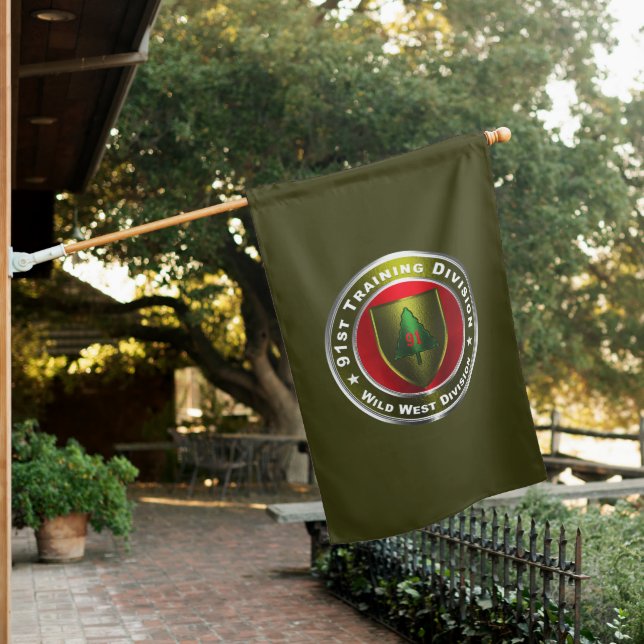 91st Training Division  House Flag (In SItu)