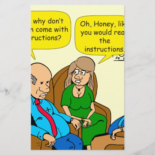 923 read the instructions couples cartoon