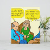 923 read the instructions couples cartoon (Standing Front)