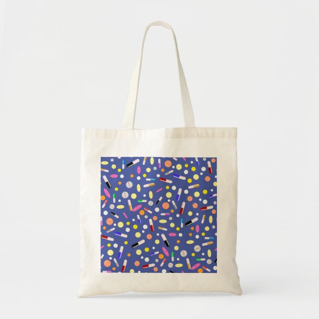 9254Pills Pattern Tote Bag (Front)