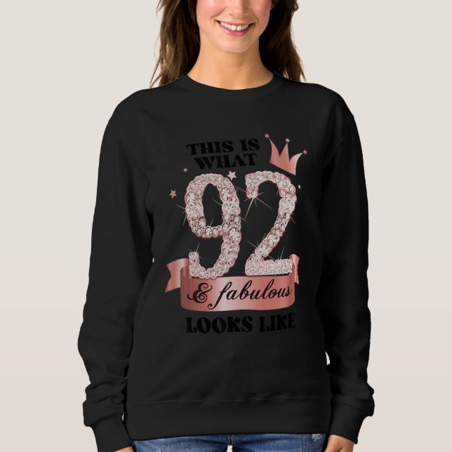 92 & Fabulous I Rose And White Party Group Candid  Sweatshirt (Front)