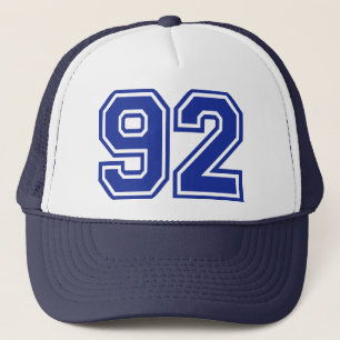 92 - number trucker hat