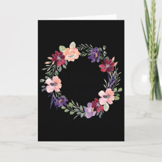 92 Years Loved Floral 92th Birthday Women 92 Years Card