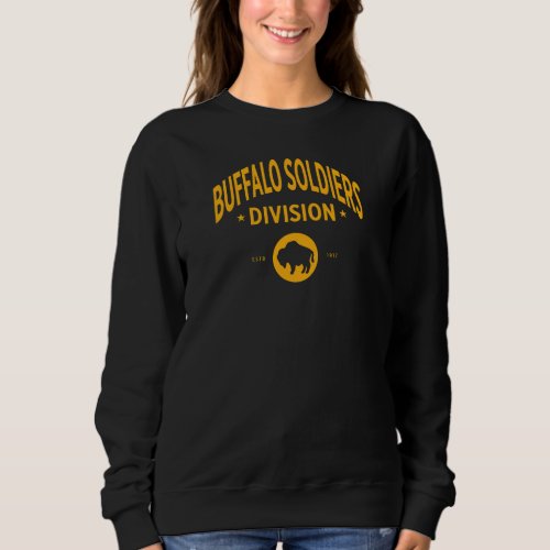 92nd Buffalo Soldiers Division Women Sweatshirt
