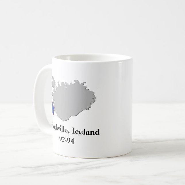 932nd ACS and Iceland Map Coffee Mug