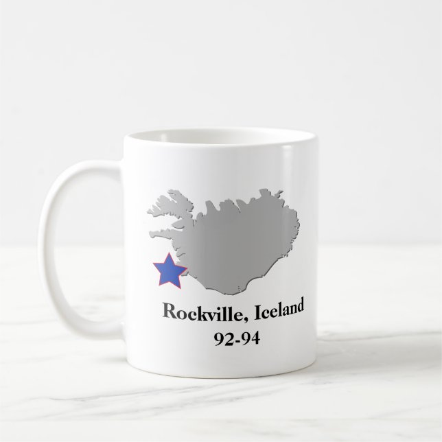 932nd ACS and Iceland Map Coffee Mug