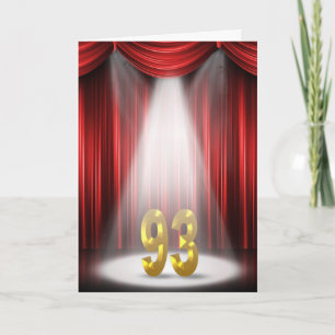 93rd Birthday in the spotlight Card
