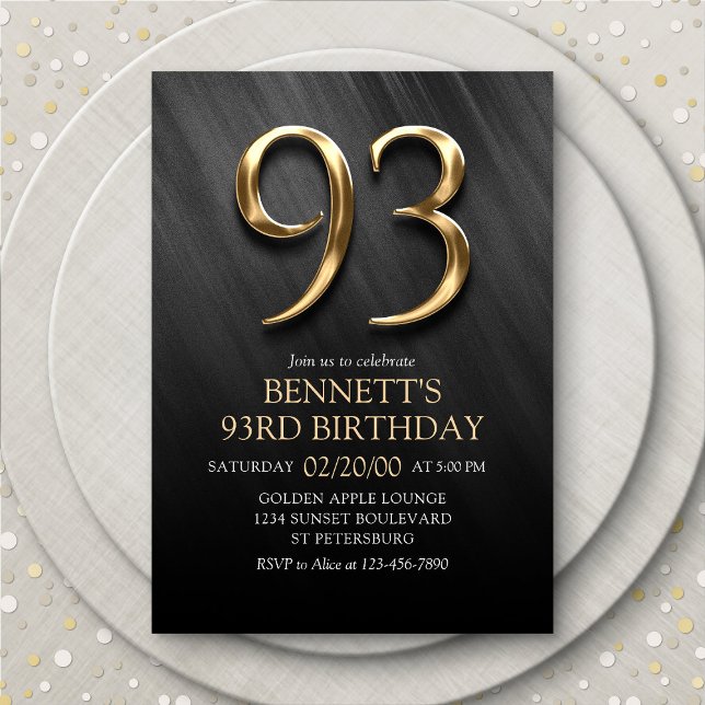 93rd Birthday Invitation (Creator Uploaded)