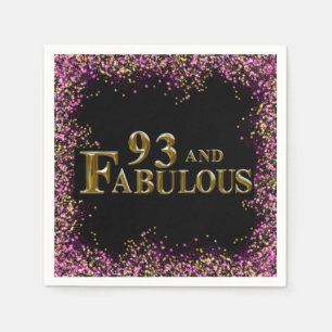 93rd Birthday Napkins